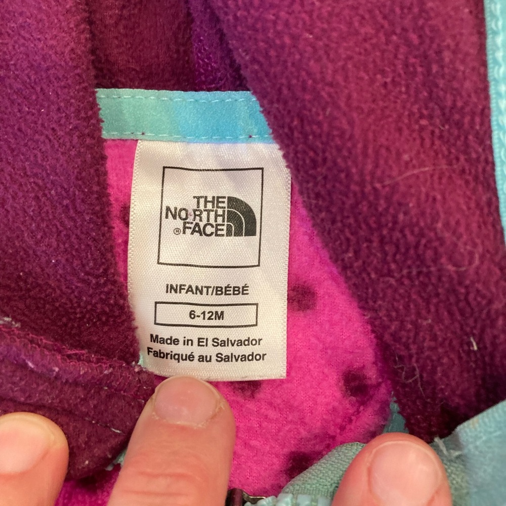 North face fleece baby infant jacket - Picture 2 of 4